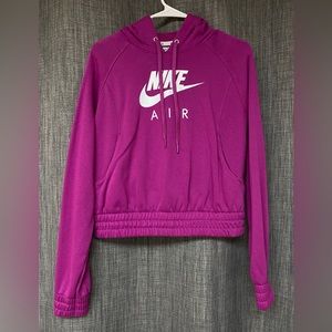 Nike ‘Air Cropped Hoodie in Purple’ Small (S)